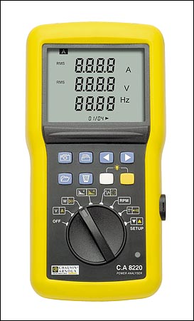 CA8220 : Analyseur de puissance et de maintenance de moteur