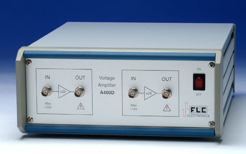 Amplificateur de tension, 2 voies, 20x, �200V 150mA : A400D