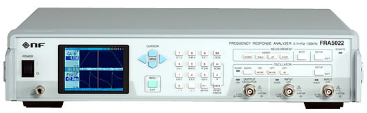 Analyseur de r�ponse en fr�quence compact (2U) de 0.1 mHz � 100 kHz : FRA5022