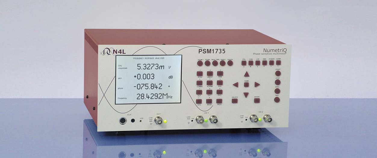 PSM1700 PsimetriQ : Analyseur de r�ponse en fr�quence 10�Hz - 1MHz