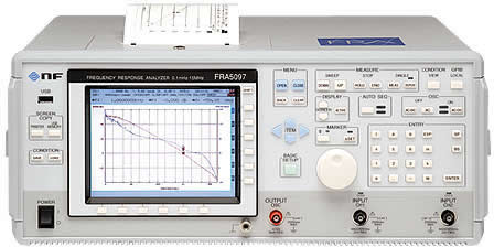 Analyseur de r�ponse en fr�quence : 10 Mhz et 15 Mhz