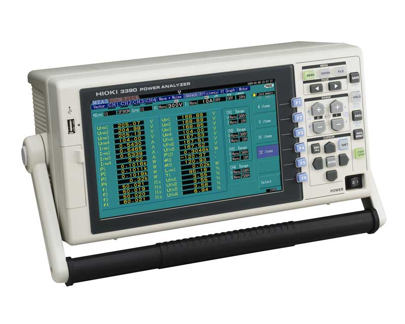 Analyseur de puissance �lectrique haute pr�cision +/-0,16% - DC, 0.5 Hz � 150 kHz : 3390 -> HIOKI