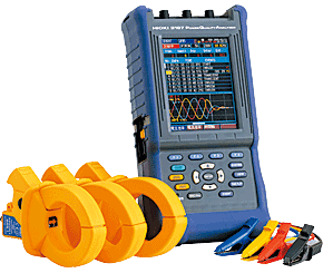 3197 : Analyseur portable de qualite reseau electrique et d'�nergie 50 - 60 hz