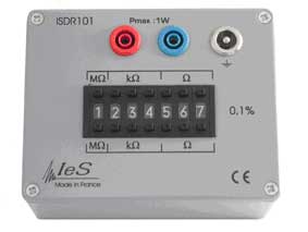 Bo�te � d�cades de r�sistances 1 Ohm : ISDR101 -> IES INSTRUMENTS ET SYSTEMES