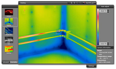 Outil d�analyse d'images infrarouges gratuit en ligne : FLIR Web Viewer