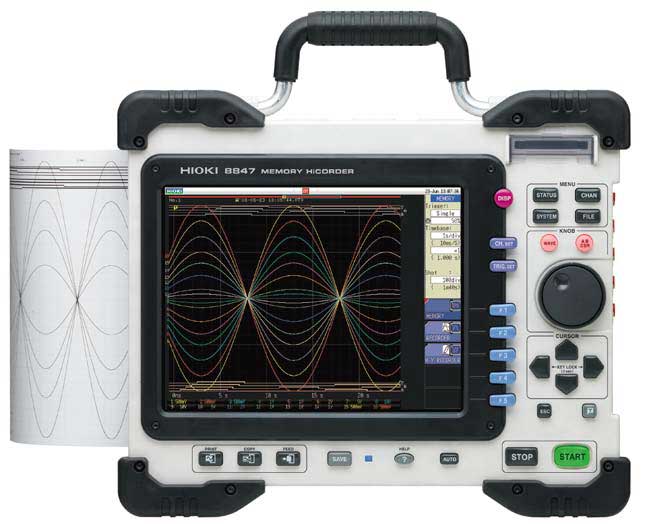 8847 : Enregistreur portable et robuste de 1 � 16 voies DC � 5 MHz