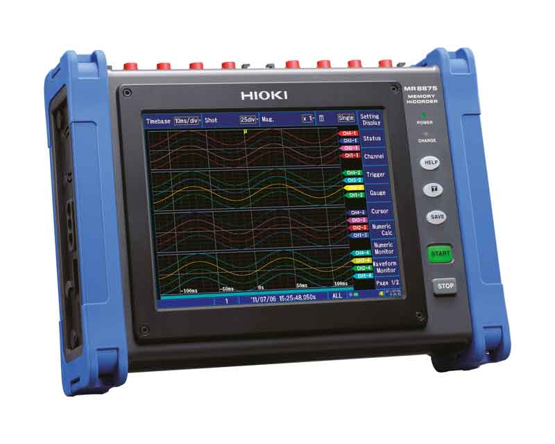 MR8875 : Enregistreur tactile portable et robuste de 1 � 64 voies