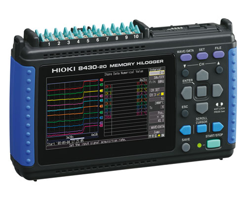 8430-20 : Enregistreur ultra-portable Tension et temp�rature Multivoies