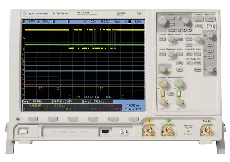 Oscilloscope � signaux mixtes 100 MHz - 4 voies : MSO7014B