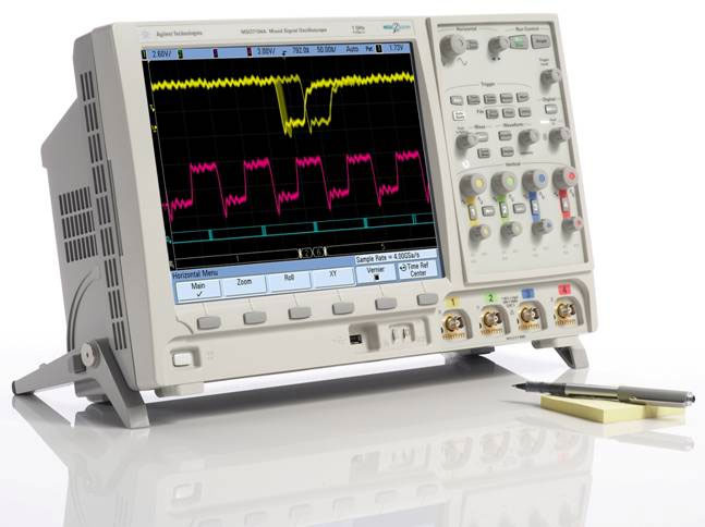 Oscilloscope � signaux mixtes - 1 GHz - 4 voies : MSO7104A