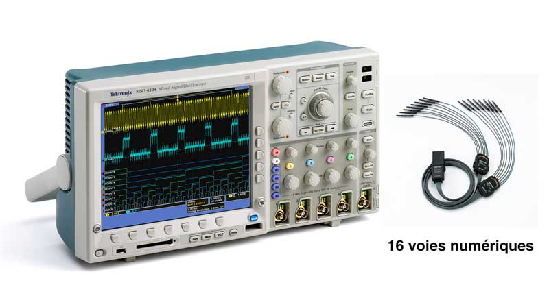 Oscilloscope � signaux mixtes - 500MHz - 4 voies : MSO4054