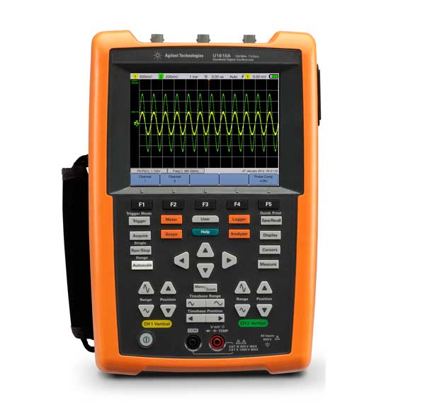 Oscilloscope portable 2 voies - 100Mhz : U1610A -> AGILENT TEST et MESURE