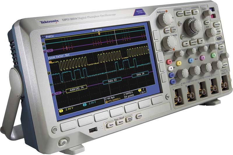 Oscilloscope Num�rique 100MHz - 2 voies : DPO3012
