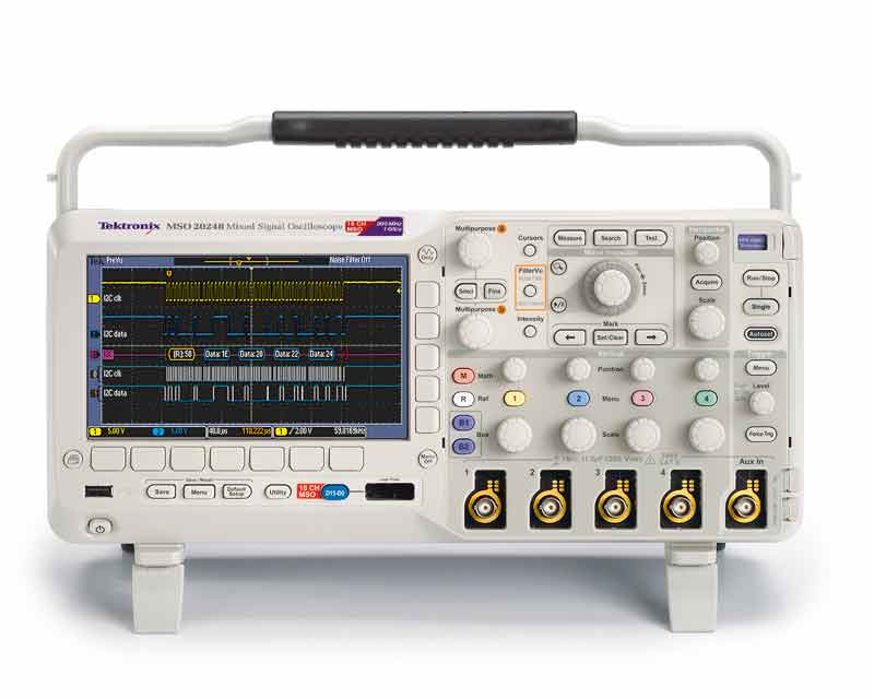 Oscilloscope � signaux mixtes 200MHz - 4 voies : MSO2024B
