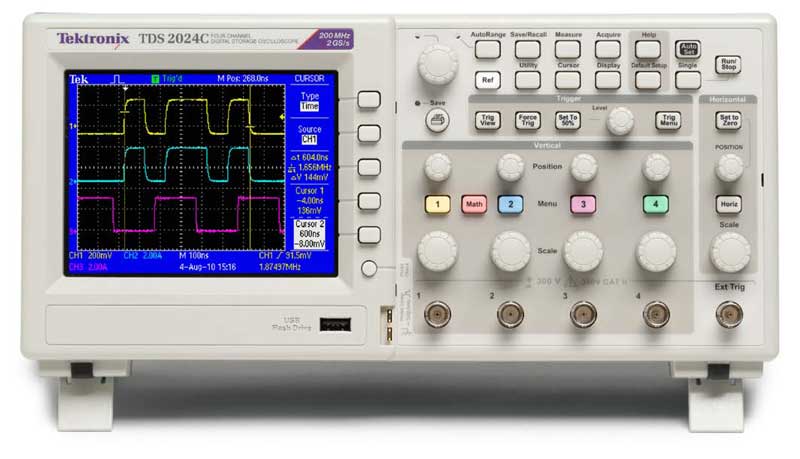 Oscilloscope Num�rique 100MHz - 2 voies : TDS2012C
