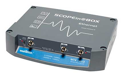 Oscilloscope USB 2 ou 4 voies - 150Mhz - analyseurs - enregistreurs : MTX 1052 / MTX 1054 -> METRIX