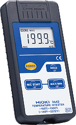 Testeur de temp�rature type K, -100�C � 1300�C + R�sistance � l'eau : 3442