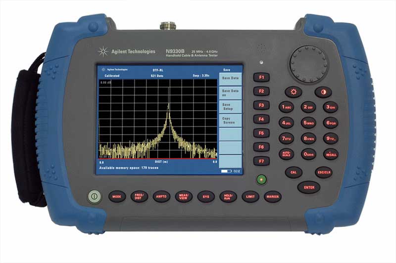 Testeur de c�bles RF et Antenne de 25 MHz � 4 GHz : N9330B -> AGILENT TEST et MESURE