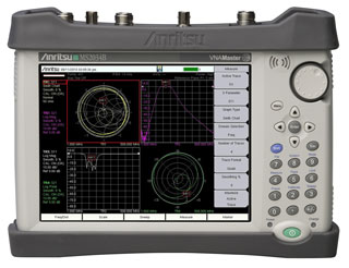 Analyseur de r�seau vectoriel portable de 500kHz � 4GHz + analyseur de spectre : VNA Master MS2034B -> ANRITSU