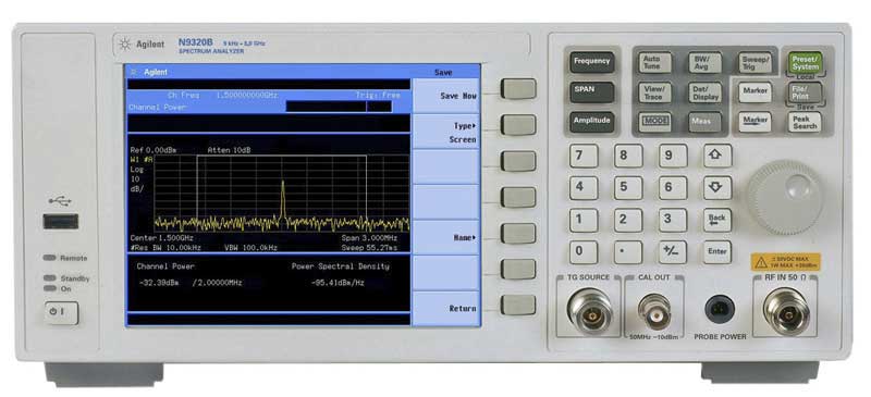 Analyseur de spectre 9 kHz � 3 GHz, RBW de 10 Hz � 1 MHz : N9320B