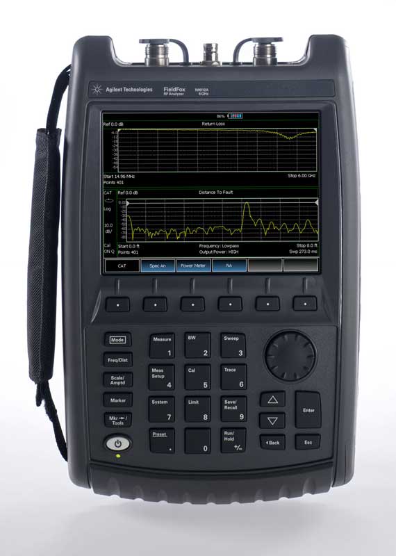 ANALYSEUR RF 4/6 GHz FieldFox - L�appareil de terrain sur mesure 4 en 1 : N9912A -> AGILENT TEST et MESURE