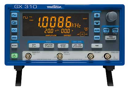 G�n�rateurs - fr�quencem�tres de 0,001 Hz � 10 MHz ou 20 MHz : GX310 / GX320 -> METRIX