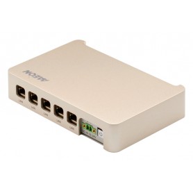 Fanless Embedded Box PC with NVIDIA Jetson Nano, 5 GbE LAN Ports : BOXER-8220AI