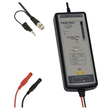 Sonde différentielle 100 MHz : TT-SI 9110