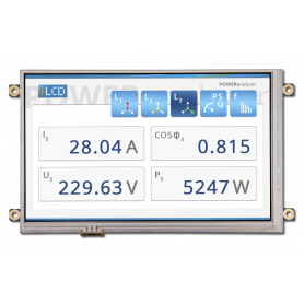 Afficheur iLCD 7,0 "avec écran tactile résistif / capacitif 800x480 pixels.