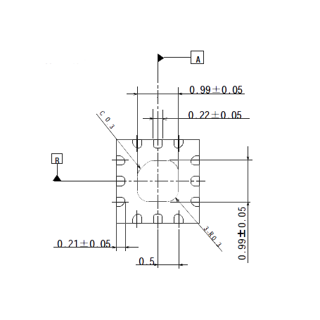 Commutateur SPDT 10 W haute puissance 0,5 - 6,0 GHz : NJG1817ME4