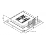 Module capteur de mesure de distance intelligent 24GHz  (30 mètres) avec boitier compact : NJR4234 - V ou W