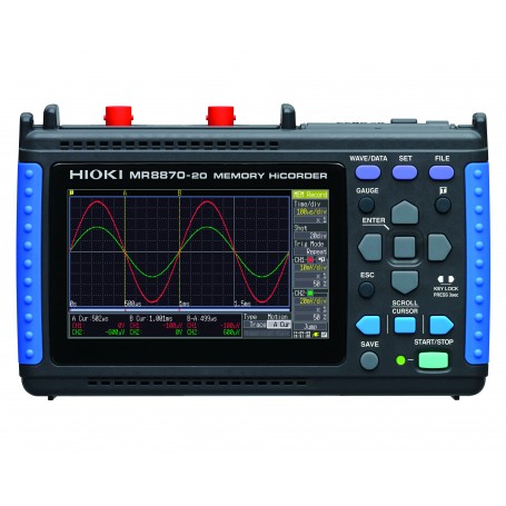 MR8870-20 : Enregisteur 2 voies analogiques et 4 voies logiques