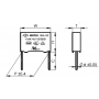 Condensateur de sécurité X2 305 VAC / 275 VAC : Série MKP 62