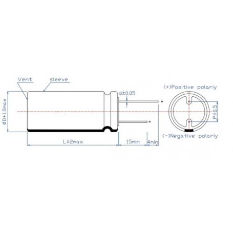 Supercondensateur radial 2,7 V / 3.0 V / 5,5 V : Série SC