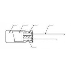 Condensateurs électrolytiques solides en aluminium : Série AREP