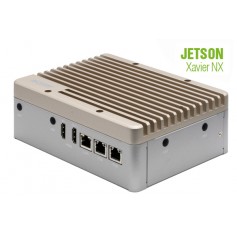 AI@Edge Compact Fanless Embedded BOX PC with NVIDIA Jetson Xavier NX : BOXER-8253AI