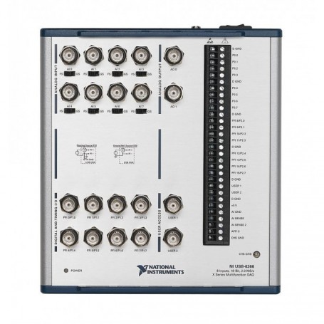 782251-01 : NI USB-6341 Boîtier d'acquisition de données de la Série X à terminaison BNC