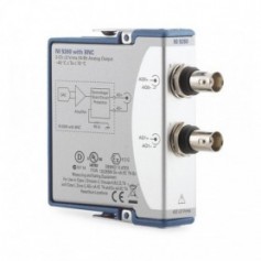 783466-01 : NI 9260 Module de sortie analogique, 2 voies, BNC, ±4,24 V, 24 bits, 51,2 kéch./s/voie