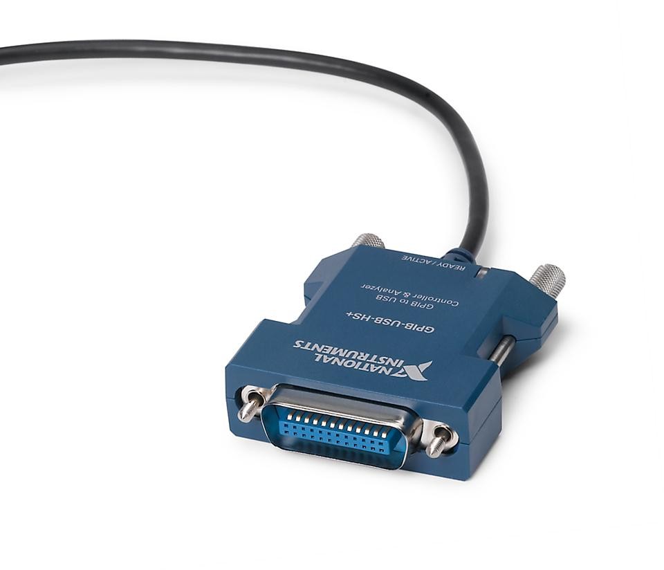 National Instruments NI【GPIB-USB-HS+】 783368-01 : NI GPIB-USB-HS+ avec logiciel NI-488.2 pour Windows
