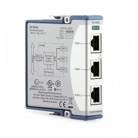 781955-02 : NI 9469, Module de synchronisation à câble pour série C, avec revêtement conforme