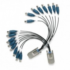 780040-01 : 2 câbles InfiniBand vers BNC, AI0-7 et AI8-15, 0,2 m, pour les modules 449x