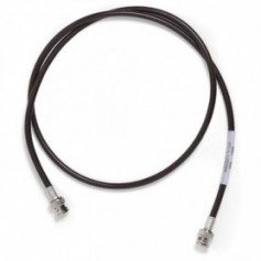 189919-0R5 : Câble adaptateur coaxial DIN 9 broches vers deux BNC femelles, 50 ohms