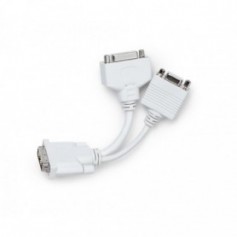 143557-0R5 : Adaptateur USB vers VGA avec vis de serrage, USB Type-C mâle à VGA femelle, 0,5m