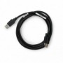 198506-01 : Câble USB 2.0, 1 mètre, vis type A à type B