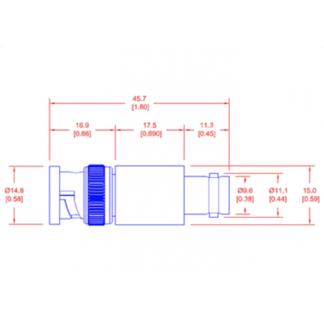 Atténuateur fixe (2 - 20 W) (DC-18 GHz) : Série PFA