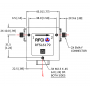 Isolateur coaxial type SMA bande étroite (0,2-20 GHz) : Serie RFCR