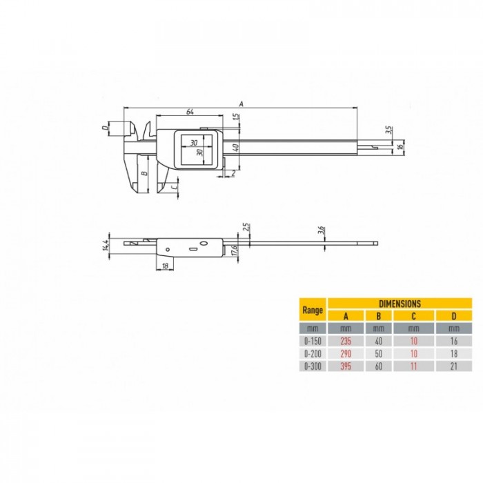 Interface USB sans fil (émetteur + récepteur) pour pied à coulisse 6838SC