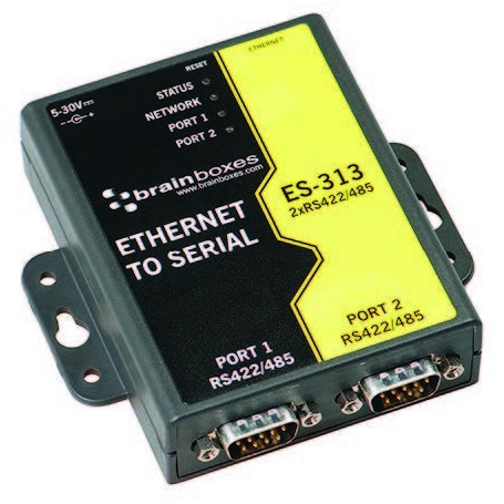 Adaptateur Ethernet 2 ports vers ports série RS422/485 : ES-313