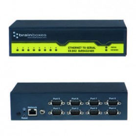 Adaptateur Ethernet 8 ports vers série RS422/485 : ES-842