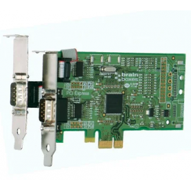 Carte série PCI Express 2 ports RS232 à profil bas : PX-101